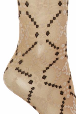 Gg jacquard knee socks, zdjęcie 2 Gg jacquard knee socks od Gucci